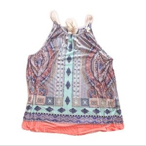Anthropologie Printed Tank Top (L)